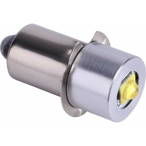 Upgrade-LED-Taschenlampenbirne, 3 W, 6 – 24 V, P13.5S, hochhelle LED-Taschenlampenbirne, Ersatzteil, Not-Arbeitslicht für Taschenlampe, weißes Licht 6000 – 7000 K