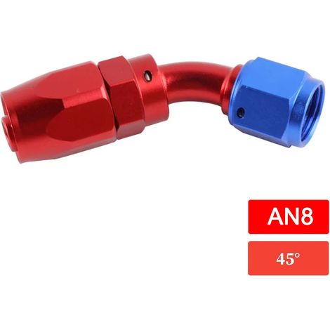 Tuyau de carburant, réf. AN4/AN6/AN8, couleur rouge, pour l'entretien et le remplacement dans les systèmes mécaniques.-AquaForge