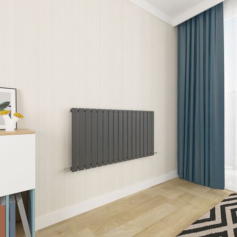 Acezanble Anthracite Flat Panel Radiator 600 x 1156mm Single Panel (1/5)