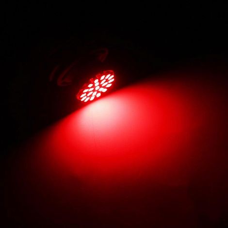 1156 BA15S - 10 PIÈCES Ampoule LED SMD 1206 22 V CC 24 V P21W P21/5W S25 Automatique Voyant clignotant - Blanc (1156 BA15S rouge) (1/5)