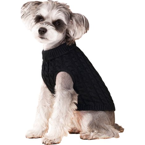 Pull Pour Chien - Tricot Acrylique - Chaud et Confortable - Sans Manches - Pour Chiens de Petite et Moyenne Taille - XS à XL (1/5)