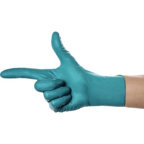 Gant jetable SolidSafety ChemN Special taille XXL vert nitrile EN 374 EN 455 ca (1/4)