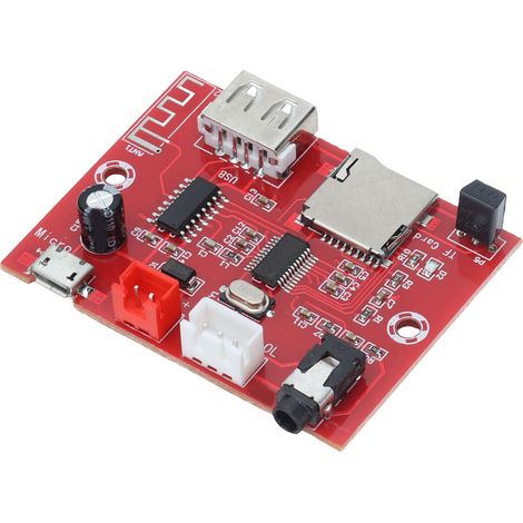 Carte décodeur Bluetooth, carte mémoire, clé USB, module de décodage audio avec télécommande XHA253 (1/5)