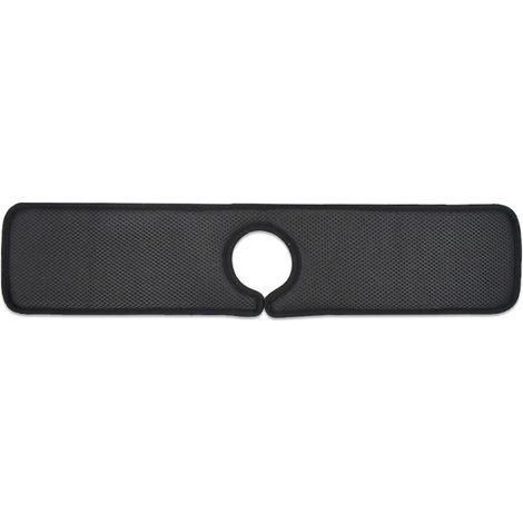 Sollbry 2 alfombrillas absorbentes para grifos de cocina, almohadilla para fregadero, alfombrilla antisalpicaduras para desagüe, para cocina y baño (45 × 10 cm) (1/4)