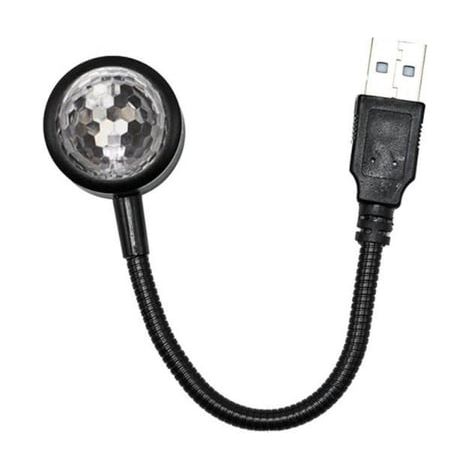 Lampe USB pour voiture ou chambre, projecteur de plafond boule disco, décoration romantique (1/5)