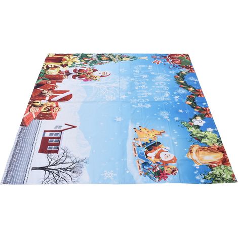 Tapisserie de Noël multifonctionnelle, douce, résistante et brillante, cadeau idéal pour Noël, tapisserie murale 230 x 180 cm (1/5)