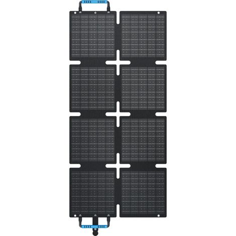 Pannello solare portatile, potenza di uscita 60W, celle monocristalline, uscite USB-A e USB-C, design pieghevole, efficienza del 24,7%. (1/5)