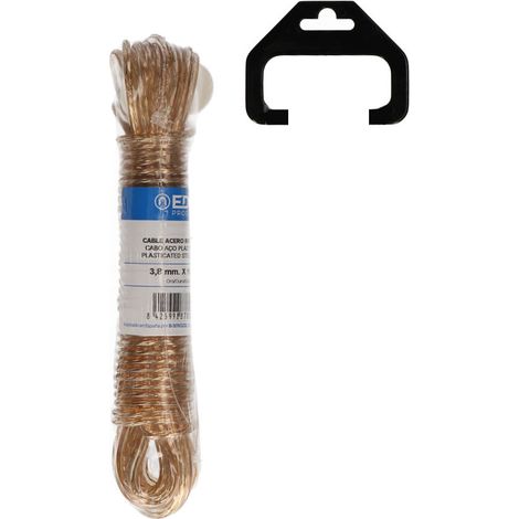 Câble Acier Plastifié Or Edm Résistant, Polyvalent Et Finition Dorée - Edm (1/3)