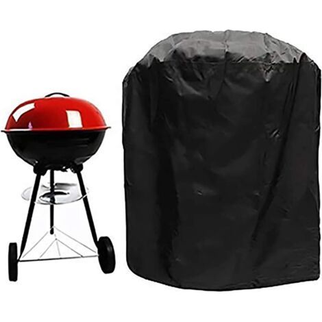 Housses de barbecue imperméables en tissu Oxford robustes, grandes bouilloires rondes de 77 cm, couvercles de barbecue, protection contre la poussière, la pluie, l'intérieur, l'extérieur, rés (1/3)