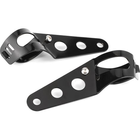 Support de phare moto universel 35-43mm, fixation fourche avant pour Honda, collier réglable en aluminium, kit de montage résistant. (1/5)