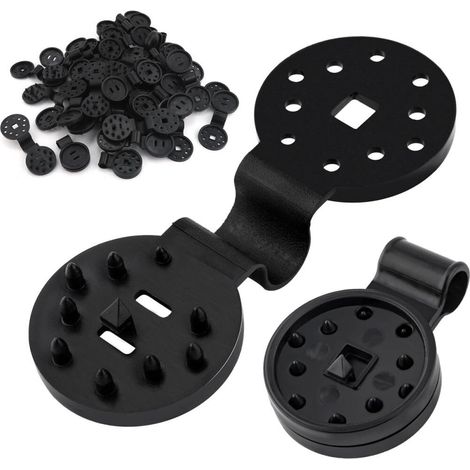 Clips para toldos, paquete de 100 unidades, sujetadores para lonas, 10,5 x 3,8 cm, para lonas, toldos y redes para pájaros. (1/5)