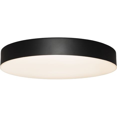 Plafoniera LED tonda nera 40cm IP44 CCT 36W Maxlight (1/4)
