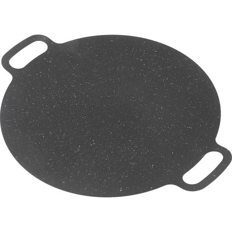 Poêle à griller ronde avec sac de rangement, grille antiadhésive pour barbecue, idéale pour le camping et la cuisine, 30 cm / 12 pouces (1/5)