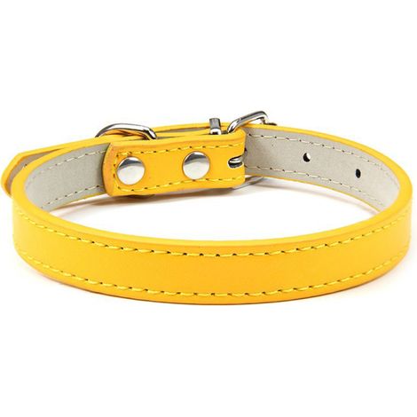 Collier Pour Chien - Cuir Imperméable - Rembourrage En Néoprène - Convient Aux Chiens Moyens Et Petits - 1 Pièce (1/5)