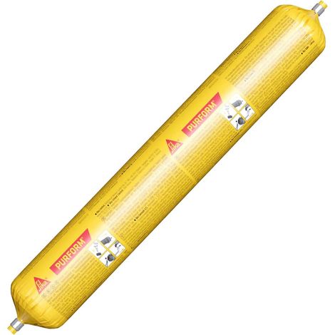 Sika - Sikaflex PRO-3 Purform, Grigio - Sigillante per giunti a pavimento - Impermeabile - Elevata resistenza chimica - Altamente sostenibile - 600ml (1/5)