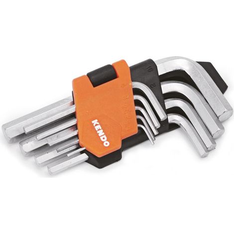 SET CHIAVI MASCHIO ESAGONALI KENDO 9 PEZZI 1,5 2 2,5 3 4 5 6 8 10 mm