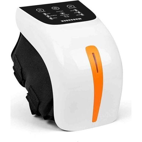 Cordless knee massager - High-frequency hot compression - Gas pressure - White English version