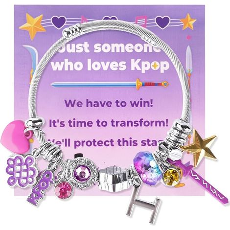 Bracelet KPop - Merch Kpop Stuff articles Bracelet Chirstmas cadeau pour les femmes, accessoires bijoux Kpop pour les fans (1/5)