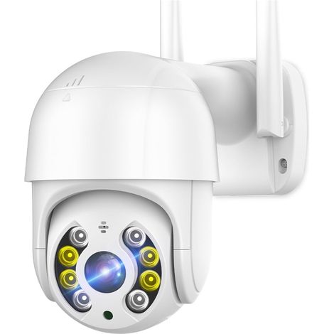 Caméra de sécurité à Domicile 8MP 4K IP caméra extérieure H.265 4MP sans Fil PTZ caméra CCTV caméra de sécurité 1080P AI Suivi vidéo Surveillance(4MP with 128G SD) (1/5)