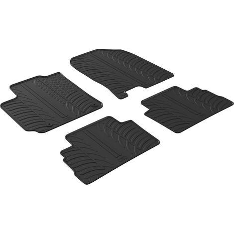 Set tappeti su misura in gomma - compatibile per  Hyundai Kona (10/1706/23)