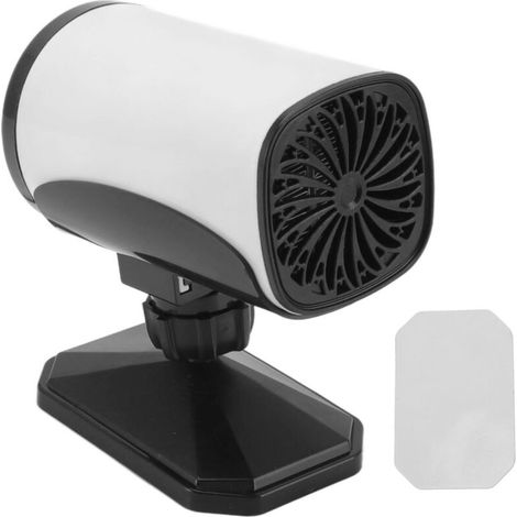 Desempañador de coche de 150 W, 2 modos, calefacción/refrigeración de 360 grados, desempañador portátil de 12 V, color blanco. (1/5)