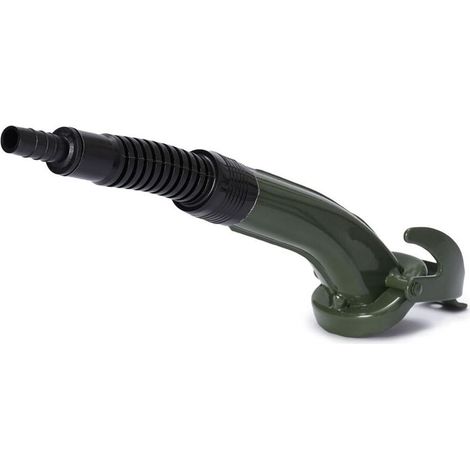 Verseur Diesel Flexible en Métal Vert – Compatible Bidons 5/10/20 L, Protection Anti-Erreur de Remplissage (1/5)
