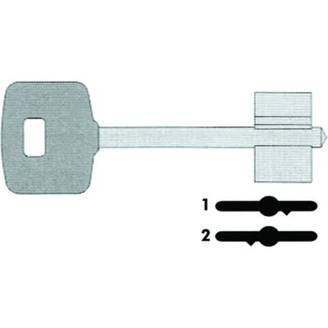 Chiavi Doppia Mappa 00101 - 00101002 SX (tipo silca CSCP) - 25 pz