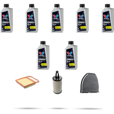Kit tagliando 3 FILTRI e 7L OLIO compatibile con Mercedes E Coupe Cabrio (A207,C207) 400 245kw dal 2013 (1/5)
