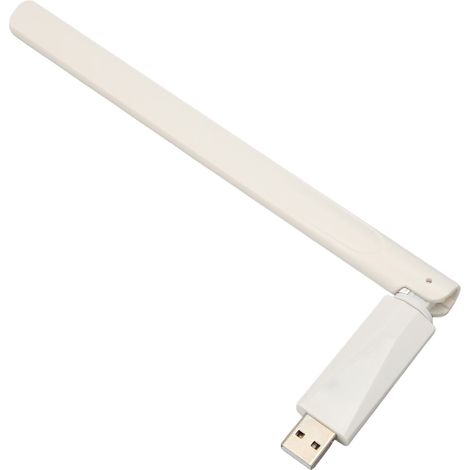 Adaptateur Wi-Fi USB 2,4 GHz/5 GHz, adaptateur réseau sans fil haut débit avec antenne à gain élevé de 6 dBi pour ordinateur portable et de bureau (1/5)