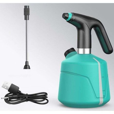 Pulvérisateur électrique, arrosoir électrique, pulvérisateur de jardin, flacon pulvérisateur de 2 L, avec buse réglable pour intérieur et extérieur, jardinage ou nettoyage de la maison, arroseur de ja