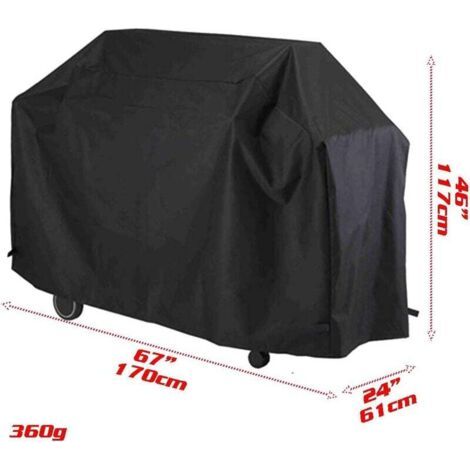 165x71x122CM couverture de barbecue couverture de gril de barbecue extérieur 420D Oxford tissu couverture de meubles de barbecue,Housse de protection pour gril (1/4)