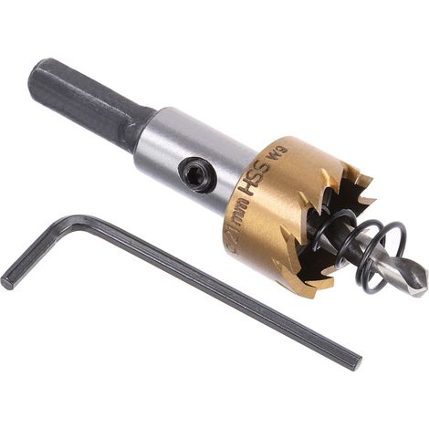 Scie-Cloche 21mm HSS Acier Rapide 4341 Foret Coupe-Trou (1/5)