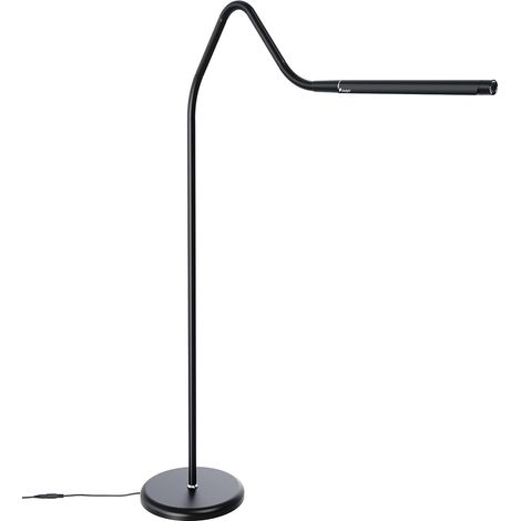 Lampadaire dimmable - Liseuse sur pied à LED - Bras flexible - Dimmable - Noir - LED - Design (1/5)