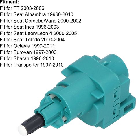 Stop Brake Light Switch Sensor Interrupteur Lumière Feu Arrière 1C0 945 511A Compatible Seat (1/5)