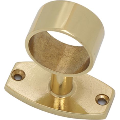 Passante Ottone Lucido Da Avvitare Per Tubo Corrimano Mm.30 10 Pz (1/3)