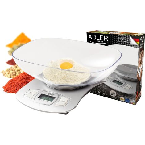 Küchenwaage Adler ad 3137 Kapazität 5 kg Genauigkeit 1 g (1/5)