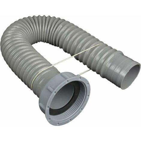 Tuyau de vidange d'évier de baignoire Flexible et extensible, tuyau de vidange d'évier de cuisine à interface unique audacieuse de 58mm de 60cm de long (1/4)