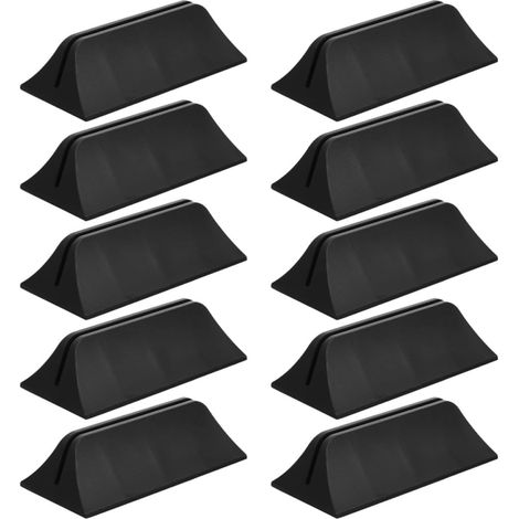 Lot de 10 pinces sécurité pour cloisons bureau, en plastique (1/5)