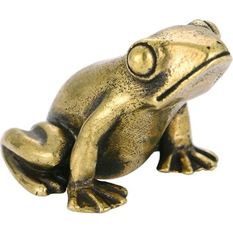 Statue pour Décoration de Laiton en Rétro Grenouille de Table (1/5)