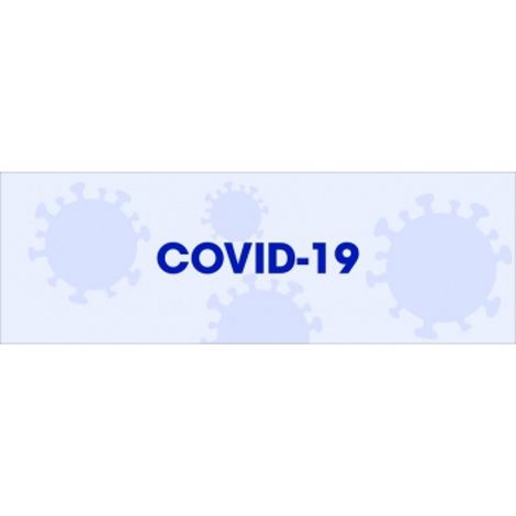 PROVOST - Pictogramme adhésif COVID - Lot de 10 unités
