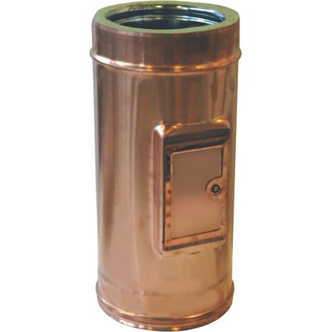 Element mit rechteckiger Inspektion mf rostfreier Stahl/Kupferrohr isp.inox-kupfer d200/250
