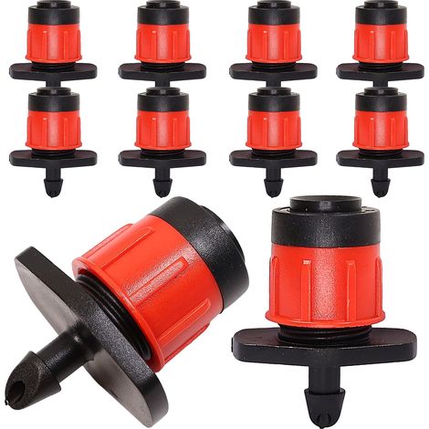 Micro goutteur 1/4" 0-80 l/h arroseur réglable pour tuyau d'arrosage