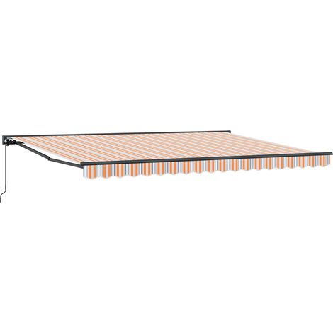 Maison Exclusive - Struttura della tenda Blu e Arancione 450 × 300 cm