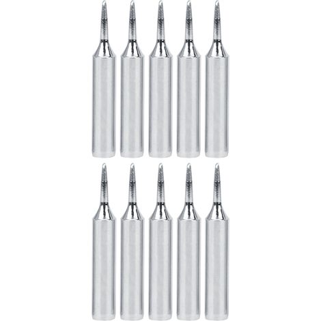Lot de 10 pointes de fer à souder sans plomb 900MT1C, accessoire de rechange pour le soudage (1/5)