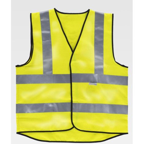 Chaleco antiestático y contra la llama, de alta visibilidad HVTT20 WORKTEAM M Amarillo A.V. (1/2)