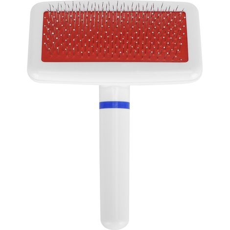 Brosse de Démêlage pour Chiens et Chats, Anti-Peluches, Enlève Nœuds, Matériau Plastique et Métal, Design Épuré (1/5)