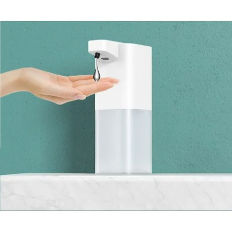 Distributeur de savon automatique (liquide) avec capteur infrarouge pour la distribution sans contact de savon moussant pour les mains. (1/5)