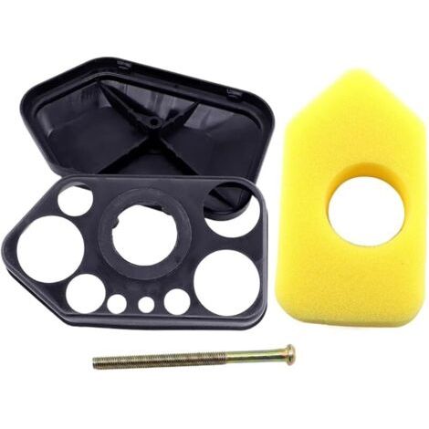 Pair 698472 698369 Boîtier de filtre à air pour moteurs Briggs & Stratton 3,5-4,5 PS, Q45, Classic, Sprint et Quattro séries 450 500 550 600 (1/5)
