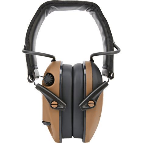Casque antibruit pliable, protection auditive insonorisée pour le travail et la chasse (Jaune) (1/5)