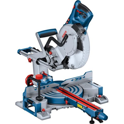 Bosch Professional – Scie à onglets radiale 1500W – Capacité de coupe 90 x 305 mm – Lame 254 mm – Vitesse 4500 tr/min – Double inclinaison et laser - GCM 305-254 D (1/10)